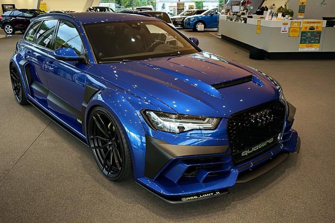 这台奥迪RS6真的好看，不愧是标杆!