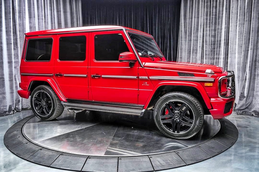 好看的汽车：缤纷糖果色 中国红奔驰G63