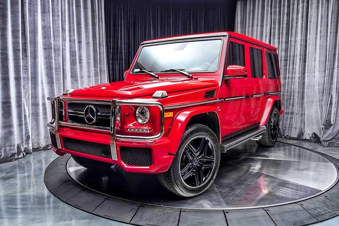 好看的汽车：缤纷糖果色 中国红奔驰G63