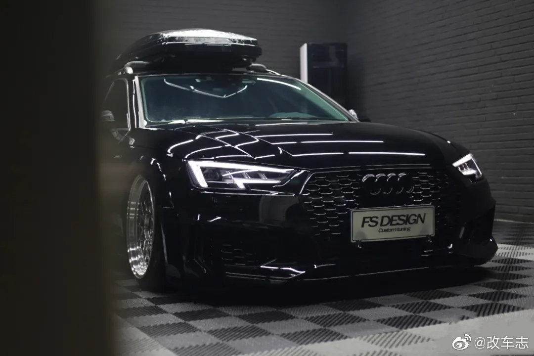 顾家奶爸打造的黑武士旅行车奥迪a4allroad驾到