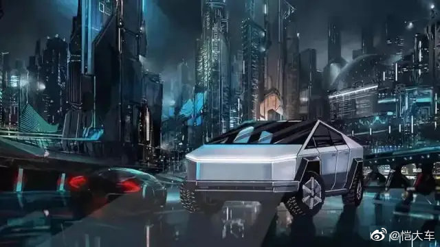 还别说，赛博朋克版特斯拉还真有有型的车子-MODEL X