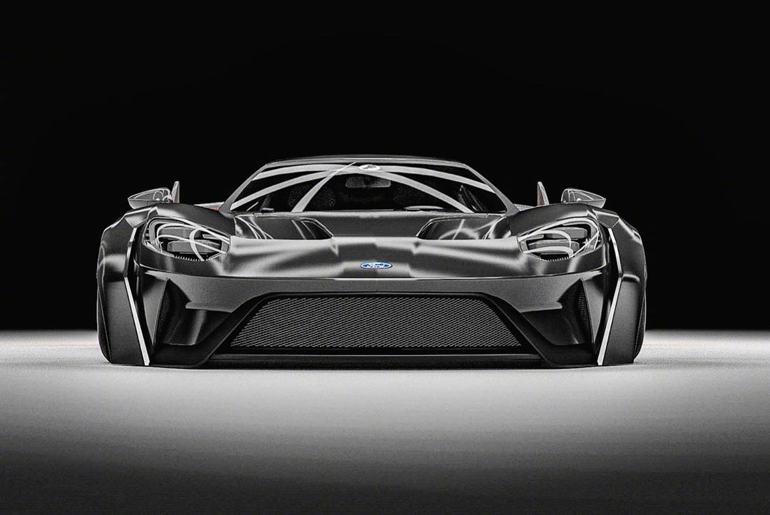 福特Ford GT Black Knight，这枚黑色的野兽感觉如何？