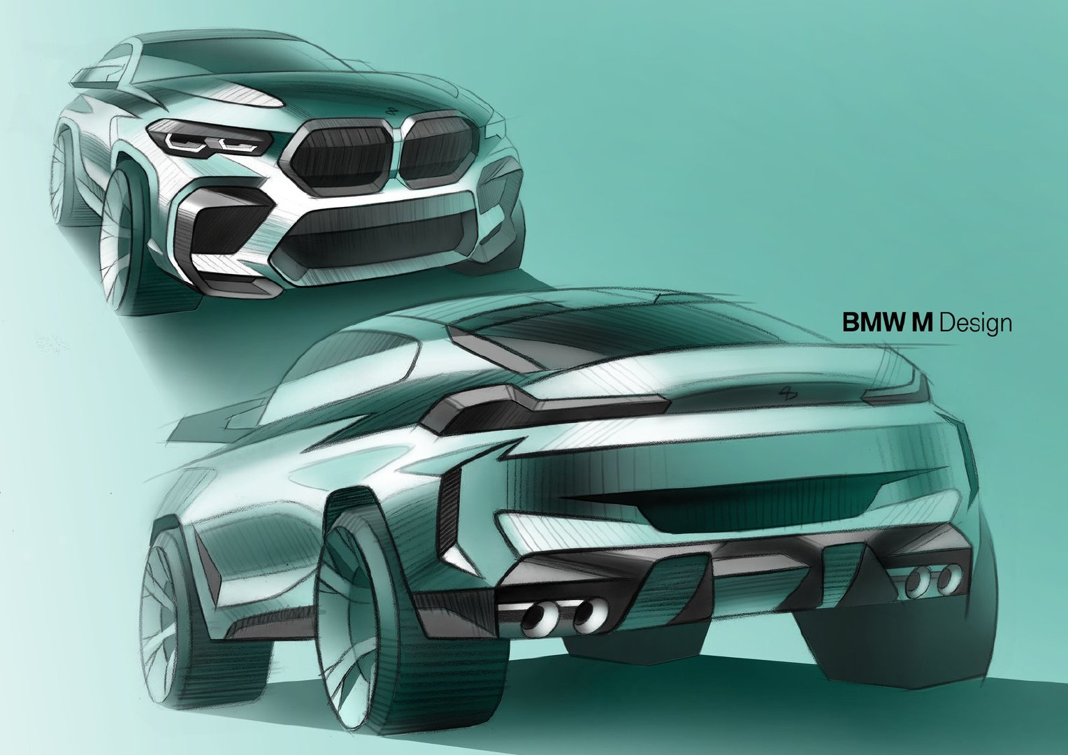 bmwmx6官方汽车设计效果图发布