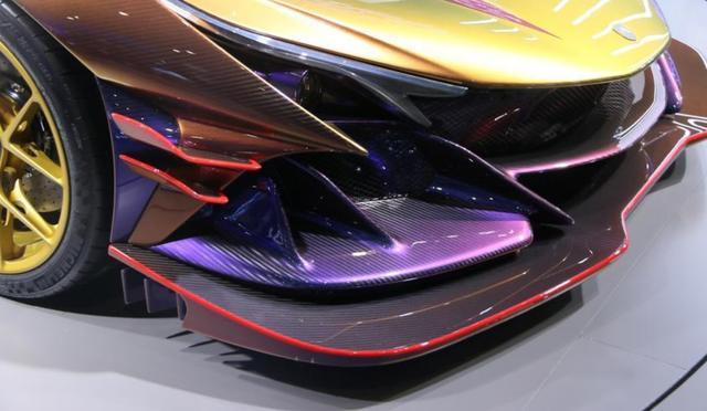 阿波罗ie跑车变色龙黄金涂装全碳纤维气场强过布加迪