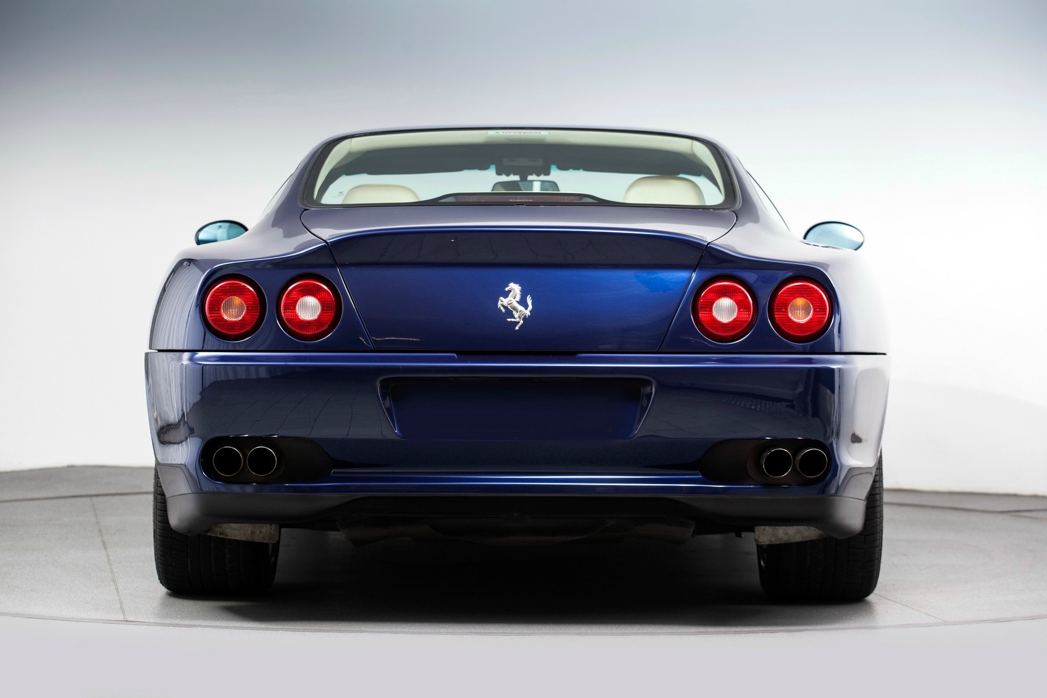 19962002ferrari550maranello保时捷的线条很优美