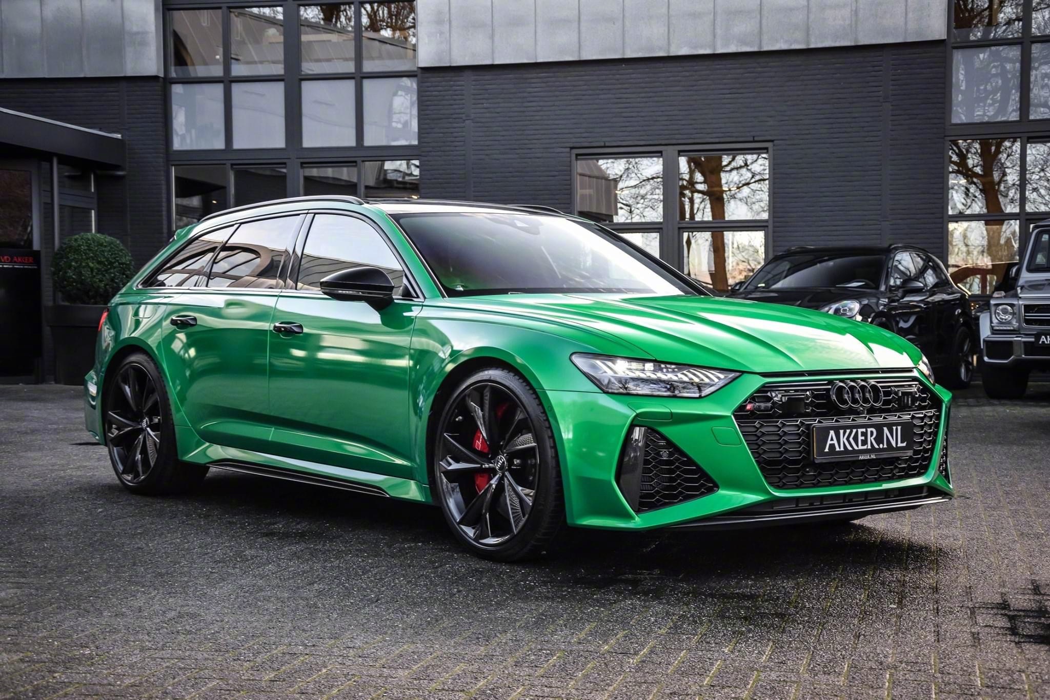 这台奥迪rs6真的好看不愧是标杆