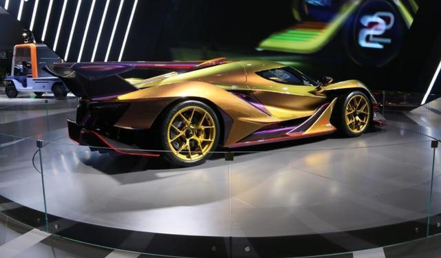 阿波罗ie跑车变色龙黄金涂装全碳纤维气场强过布加迪