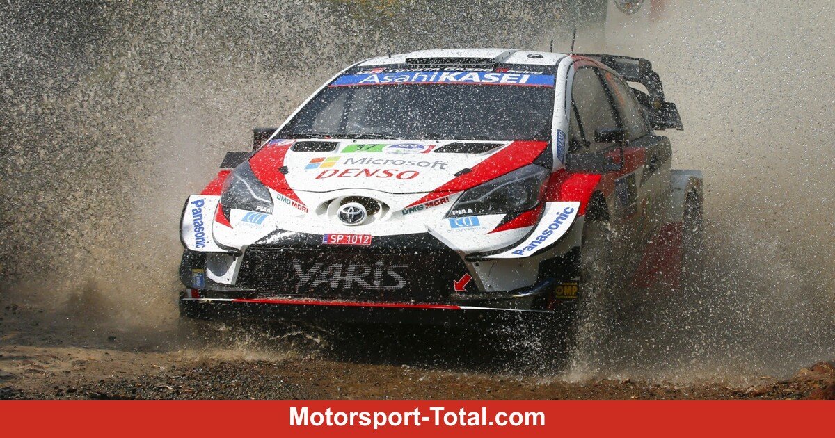 丰田车队测试2020款赛车，两名车手罗万佩拉和奥吉尔先后登场。