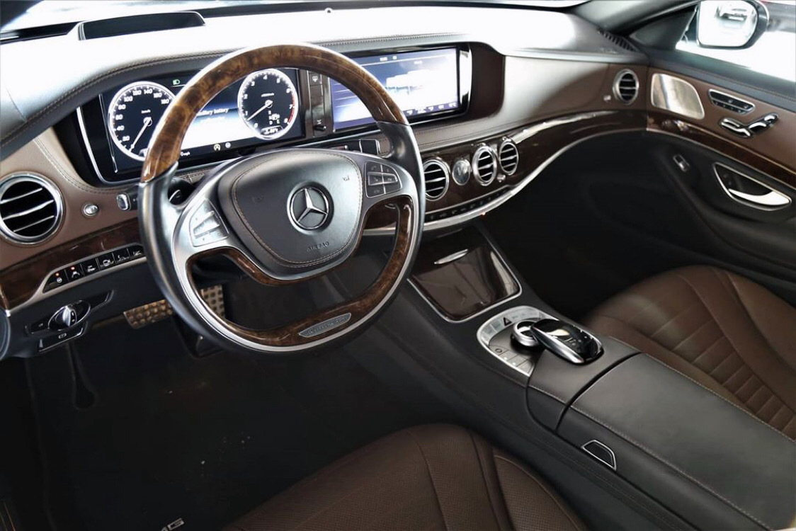 Mercedes Benz S-Class，很喜欢那方向盘！汽车视觉 （奔驰）