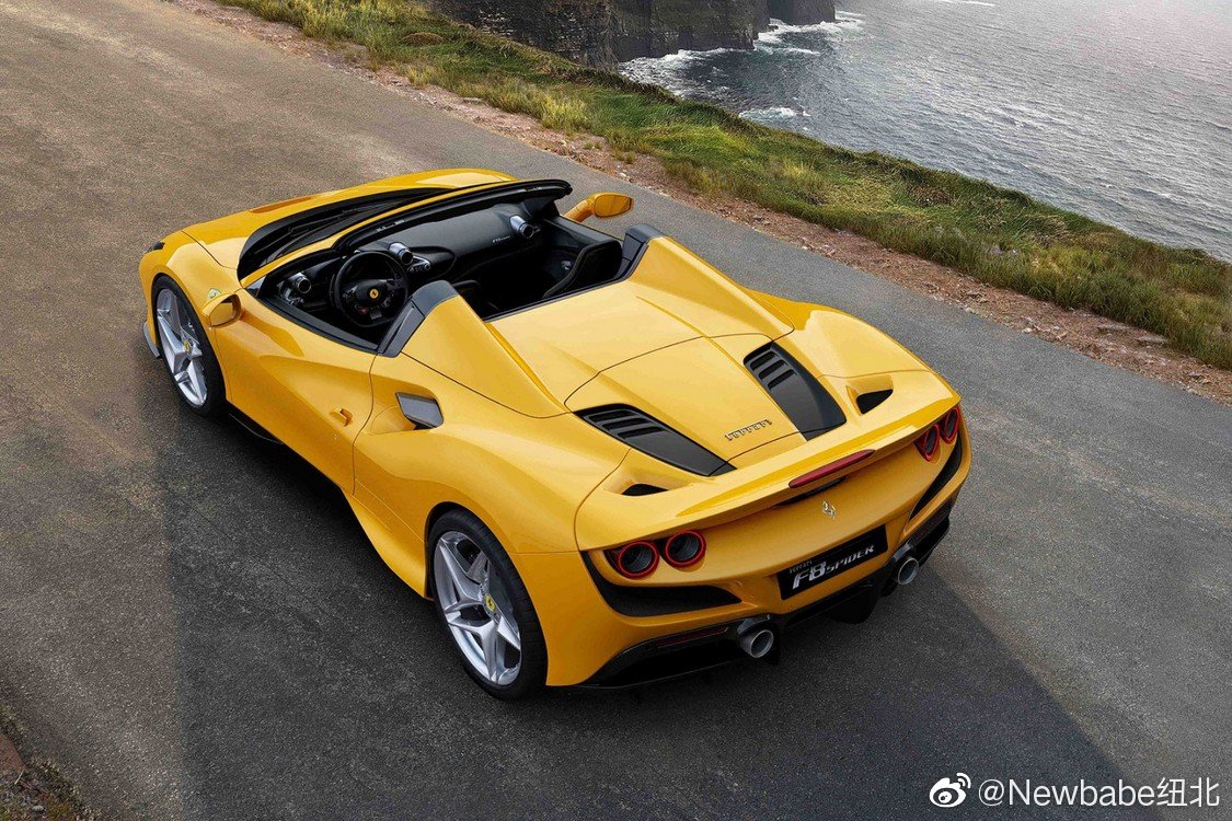 法拉利最强v8敞篷跑车f8spider售价34180万元