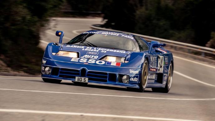 布加迪EB110 勒芒战车，原始的机械感味道十足 ！