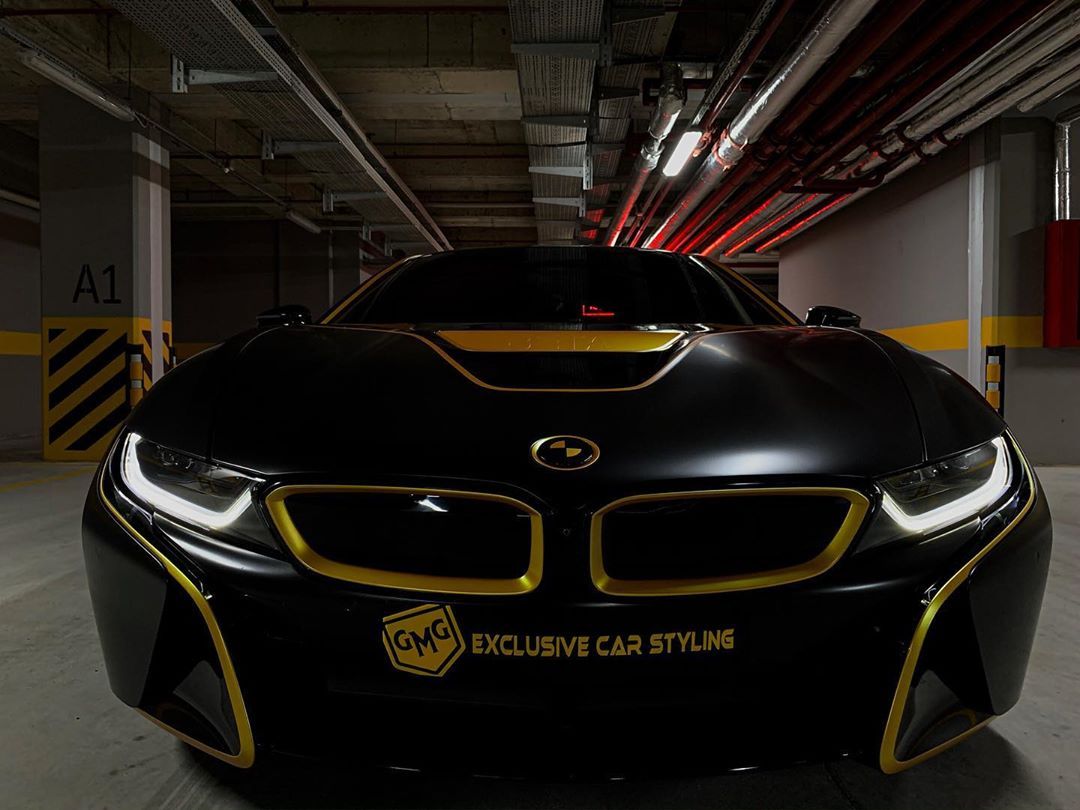 好看的汽车：这宝马BMW i8整得漂亮不