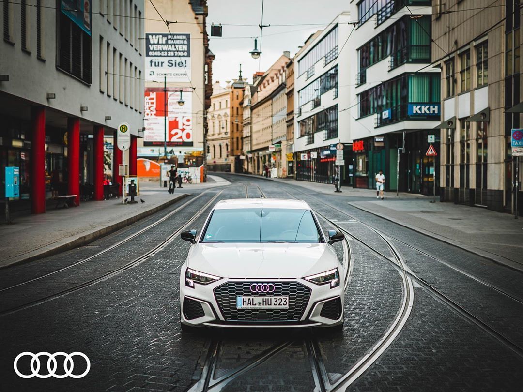 在欧洲街头的全新奥迪A3 Sportback！