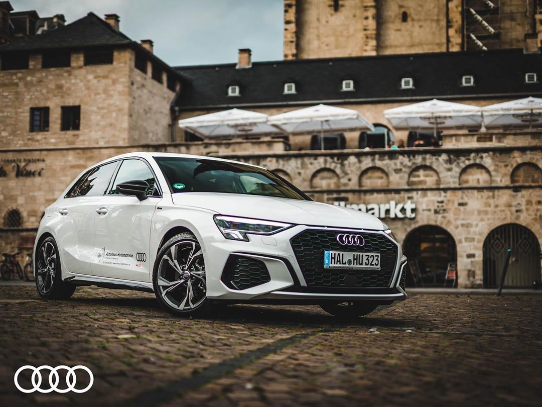 在欧洲街头的全新奥迪A3 Sportback！