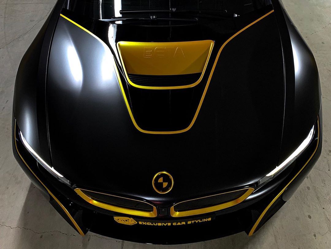 好看的汽车：这宝马BMW i8整得漂亮不