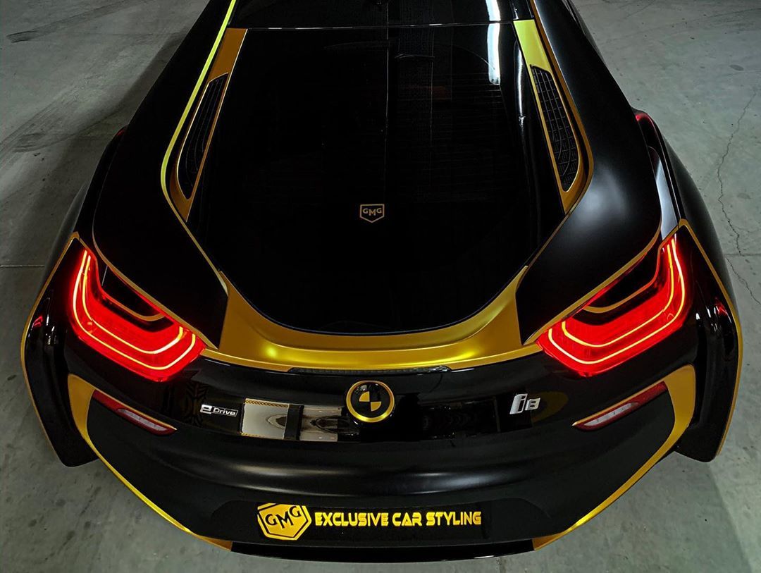 好看的汽车：这宝马BMW i8整得漂亮不
