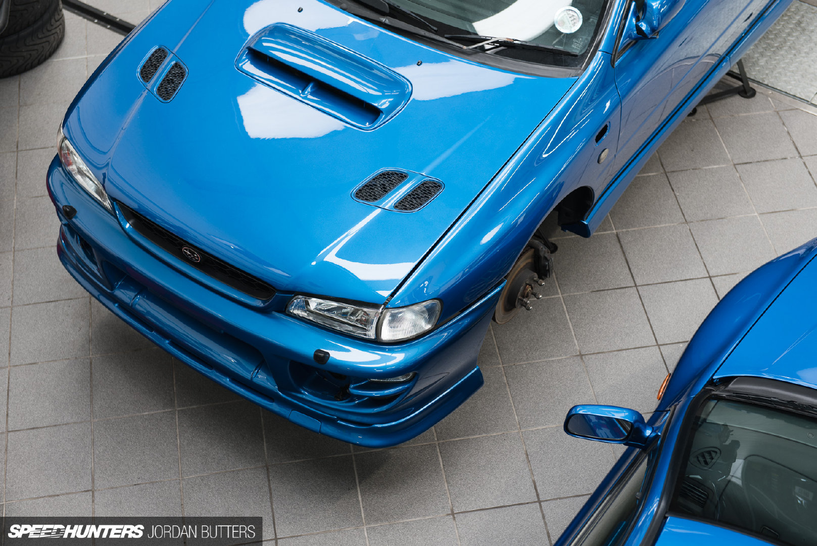 经典的 斯巴鲁翼豹WRX STI 22B！