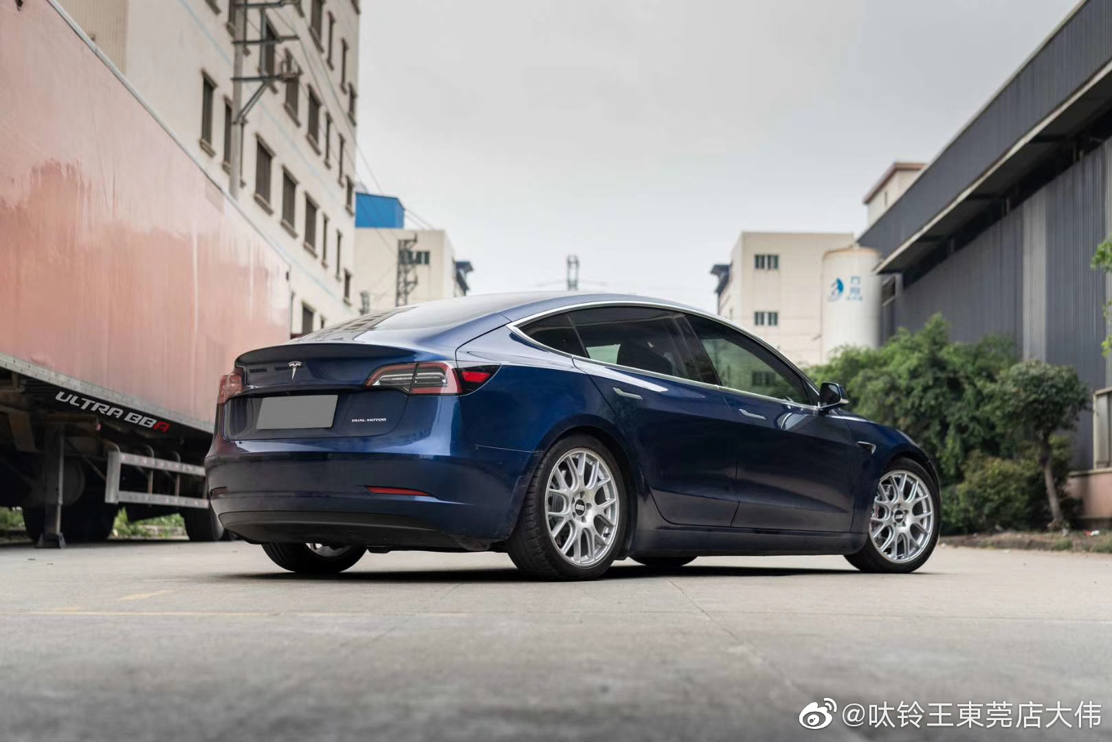 Tesla Model3 & BBS CH-R款 亮光银色