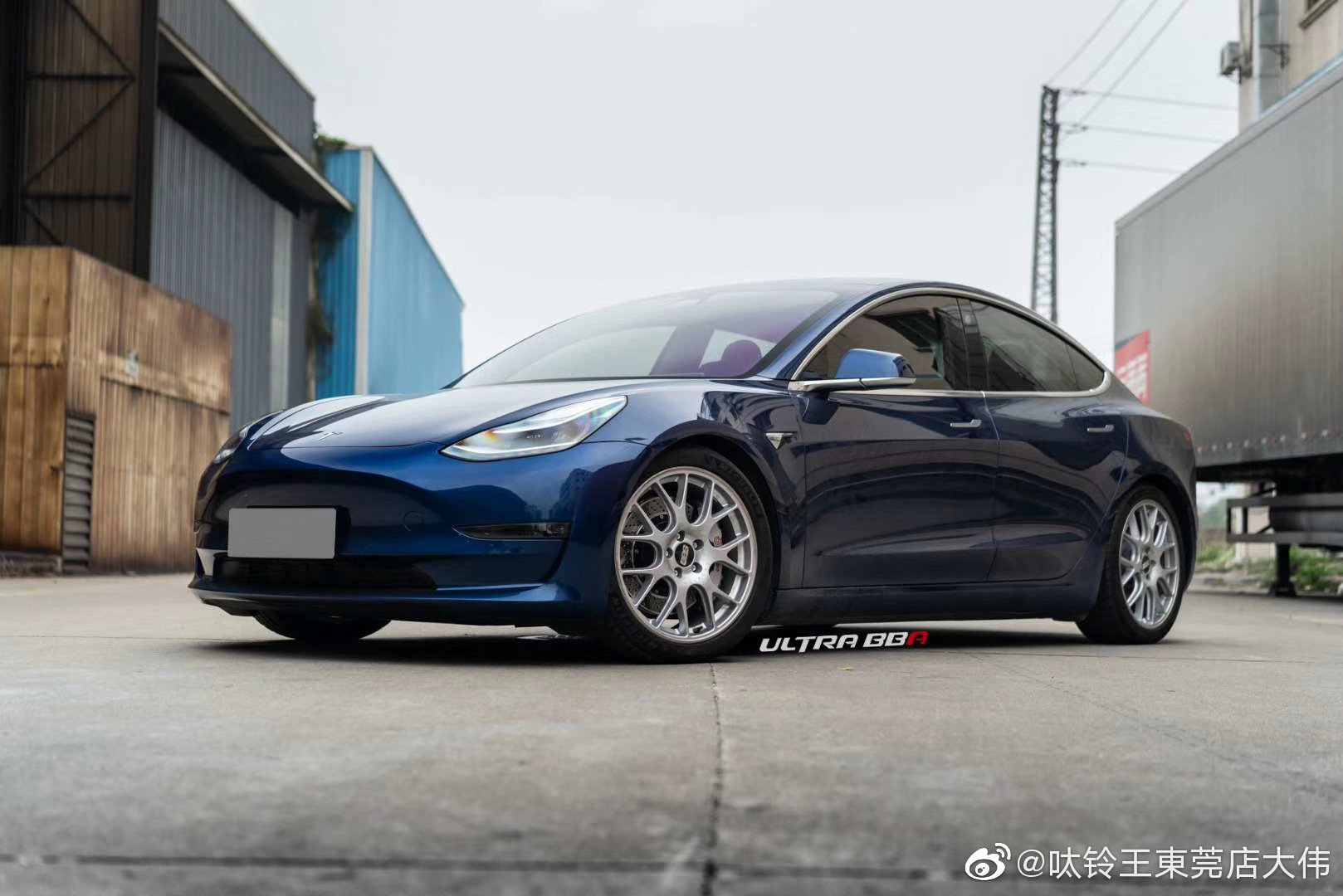 Tesla Model3 & BBS CH-R款 亮光银色