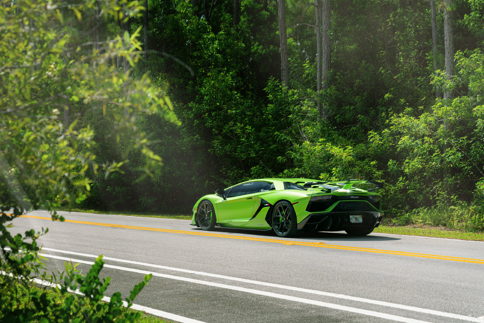 绿牛一头 lamborghini aventador svj-新浪汽车