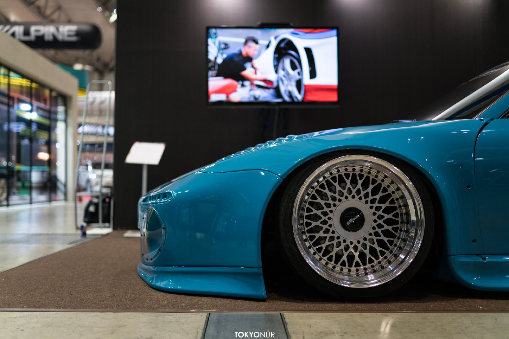 复古宽体风格的 保时捷911 日本风情画（PIC：TOKYONUR）