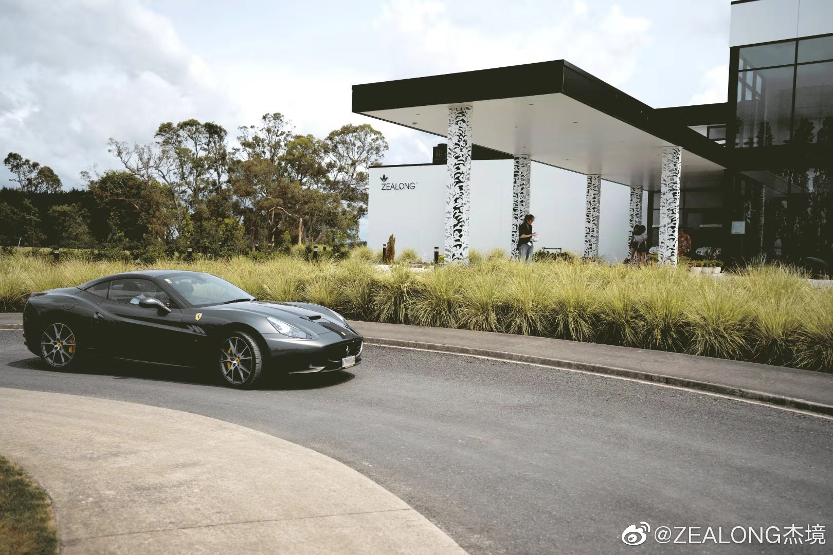 早安   法拉利车友会品春茶 体验速度与激情