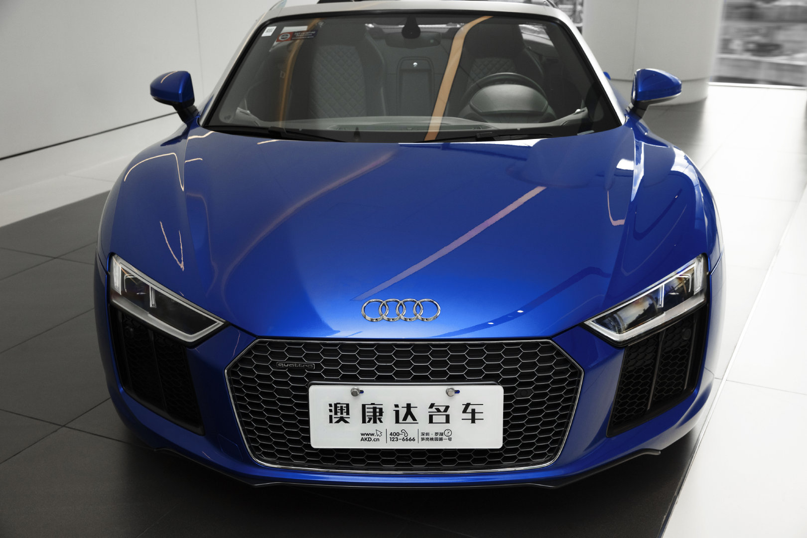 尽享自由，王者基因。 ----------奥迪R8