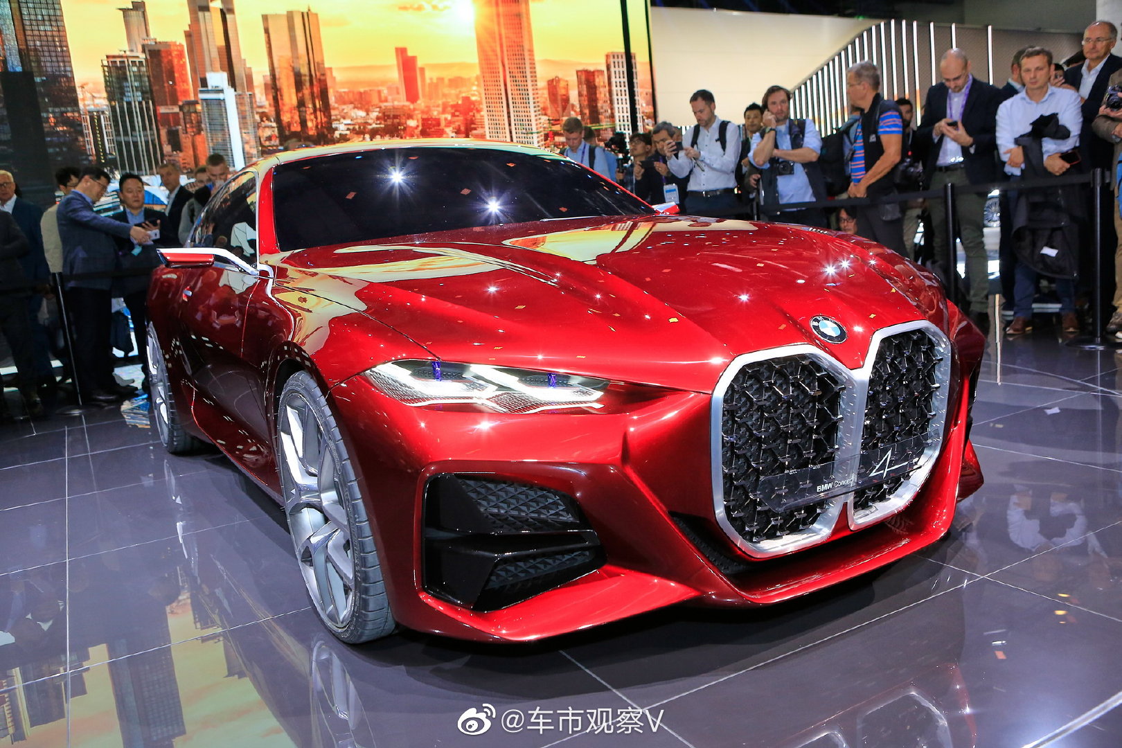 宝马4夸张大嘴格栅，真实锤了！