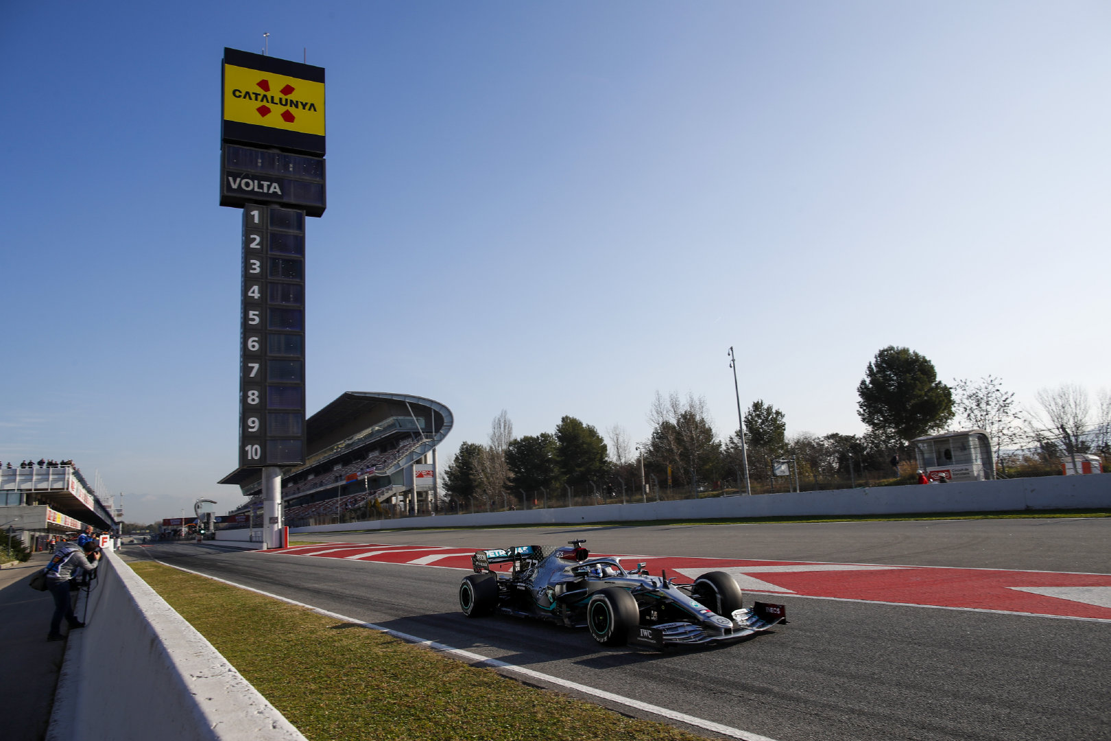 高清-梅赛德斯2020F1季前测试首日图集