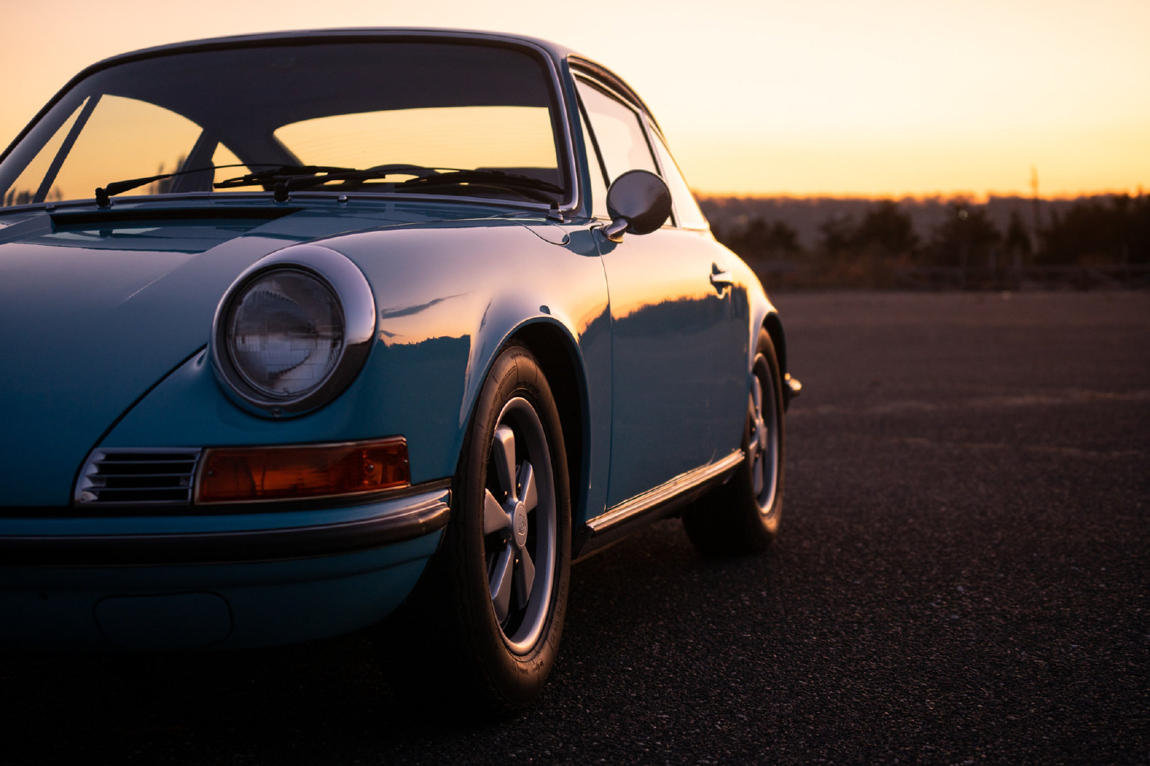 原汁原味才是最好，1969 Porsche 911S Coupe 水晶蓝