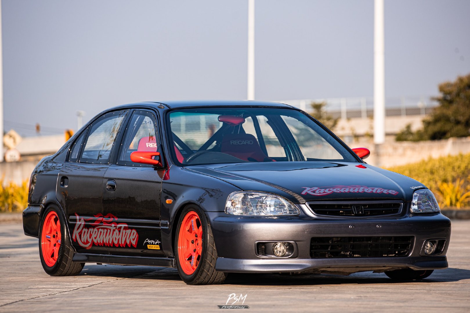 好看的汽车:x 战斗格 本田思域 ek