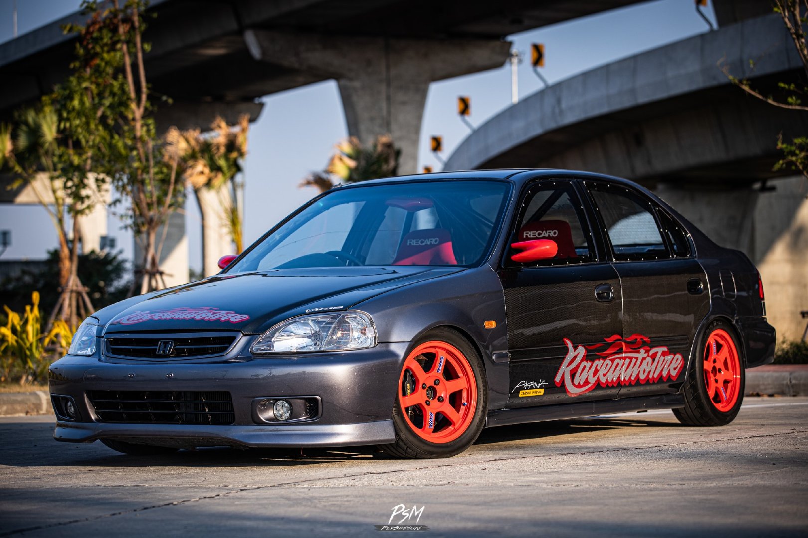 好看的汽车x战斗格本田思域ek