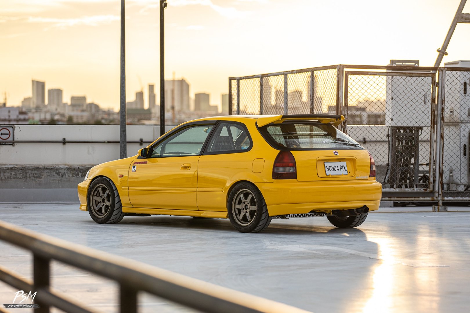 精致本田思域ek植入k机器