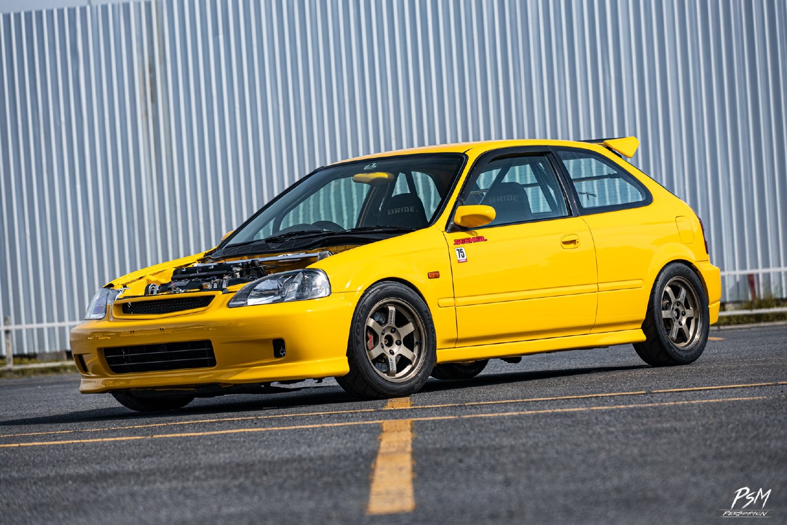 精致本田思域ek植入k机器