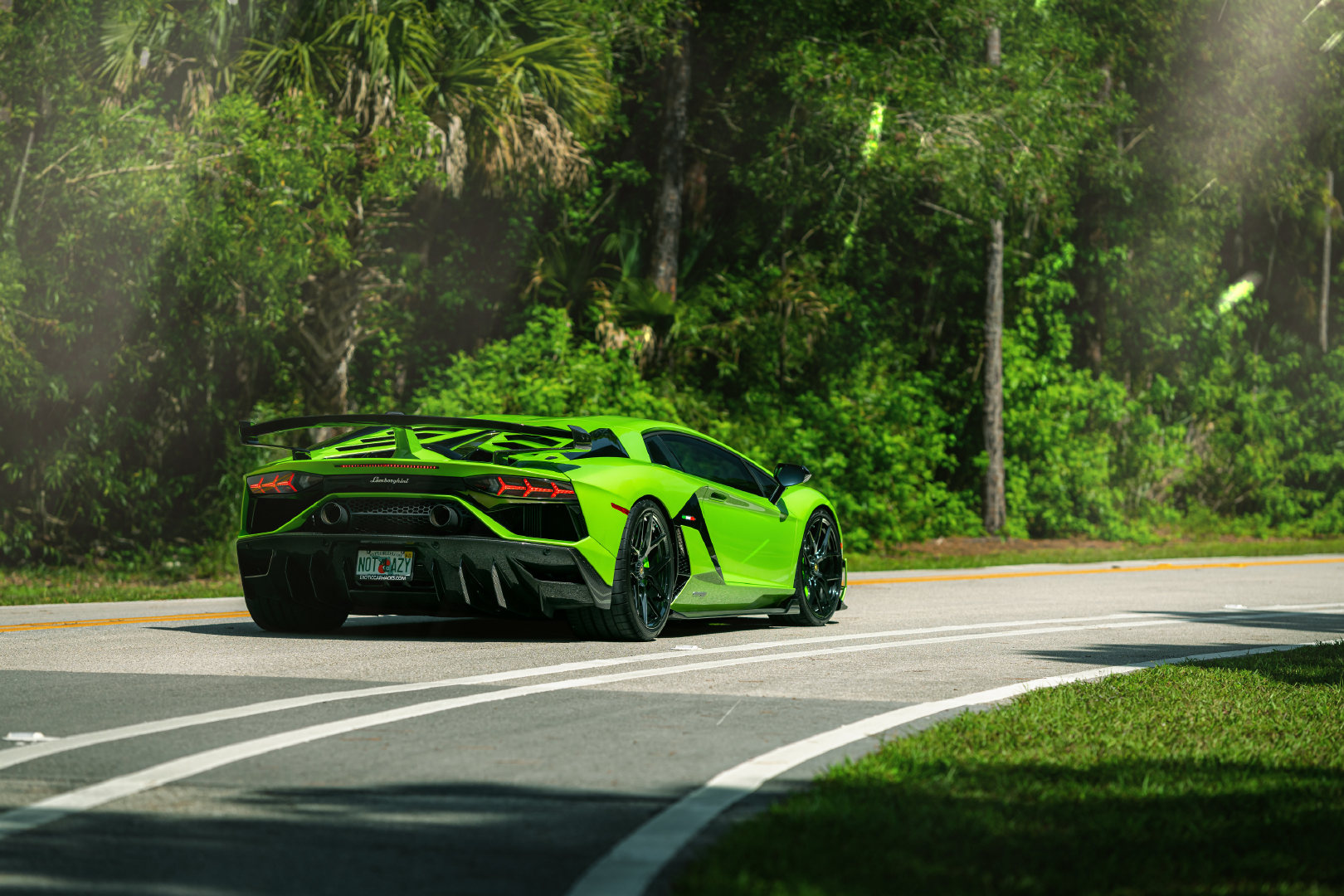 绿牛一头 lamborghini aventador svj-新浪汽车