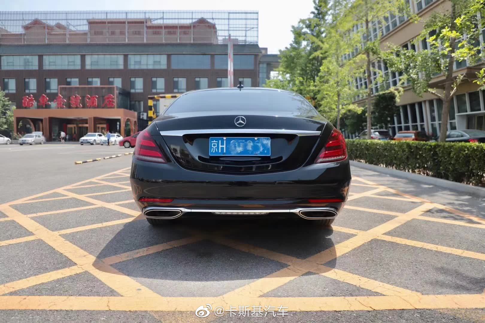 18年奔驰S350L最顶配 抬显 后娱 通风 柏林之声 三万多公里原漆