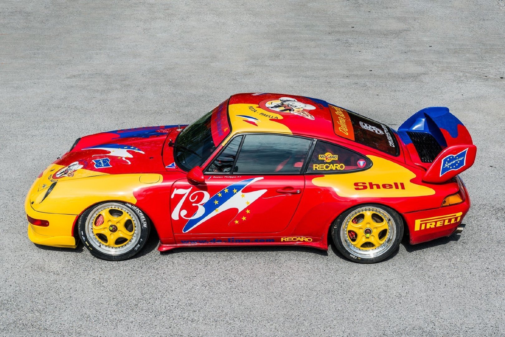 保时捷 993 Carrera 3.8 Cup 这样的涂装，多少人能驾驭得了？