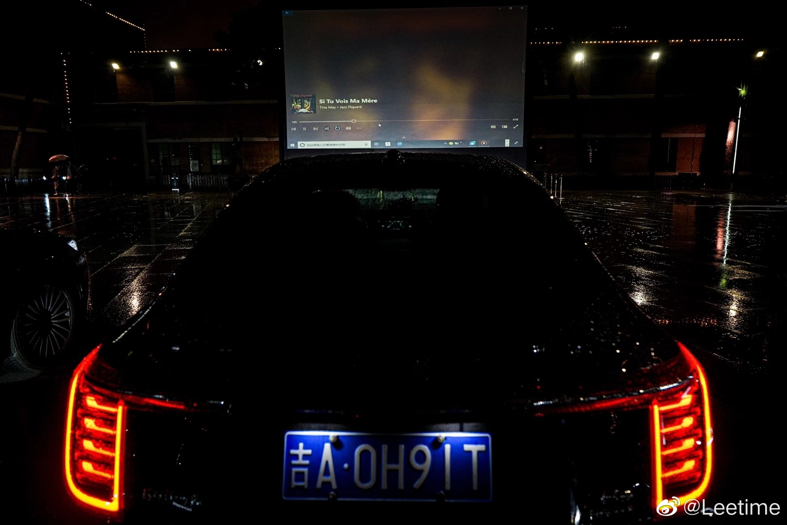 台风的余威还未散去，与红旗H9来一场汽车电影！