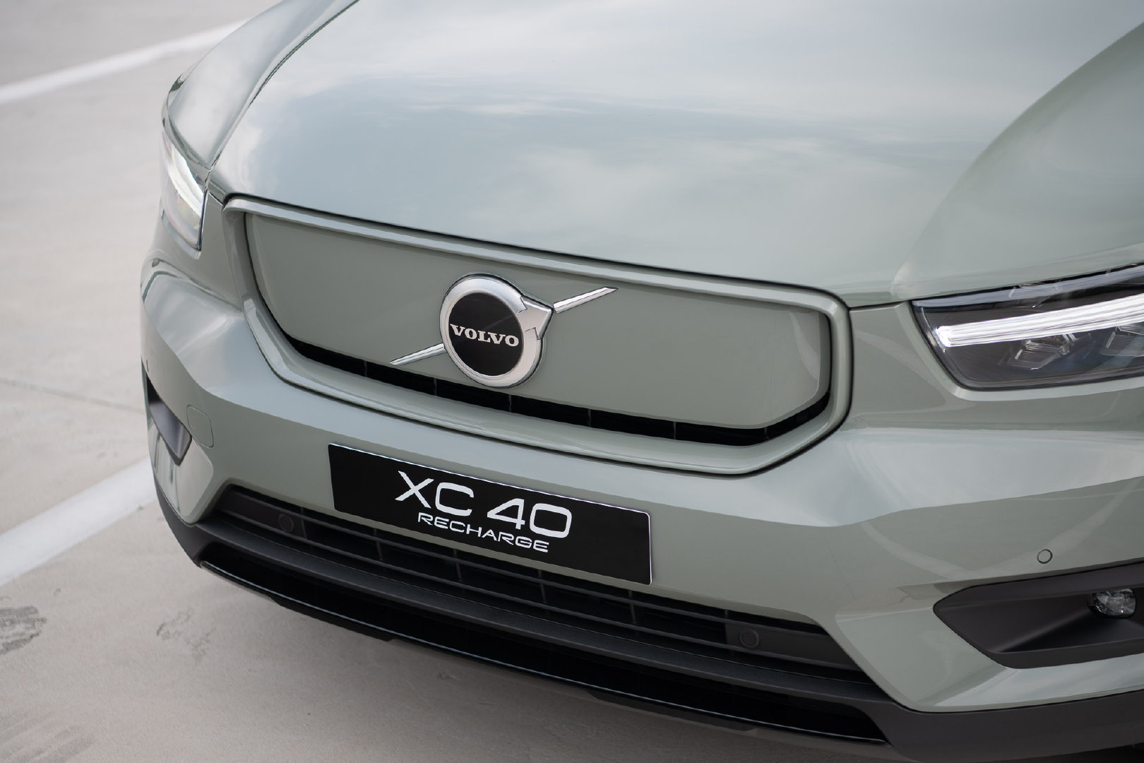 沃尔沃XC40 RECHARGE，2020北京车展上海分会展，靓照登场。