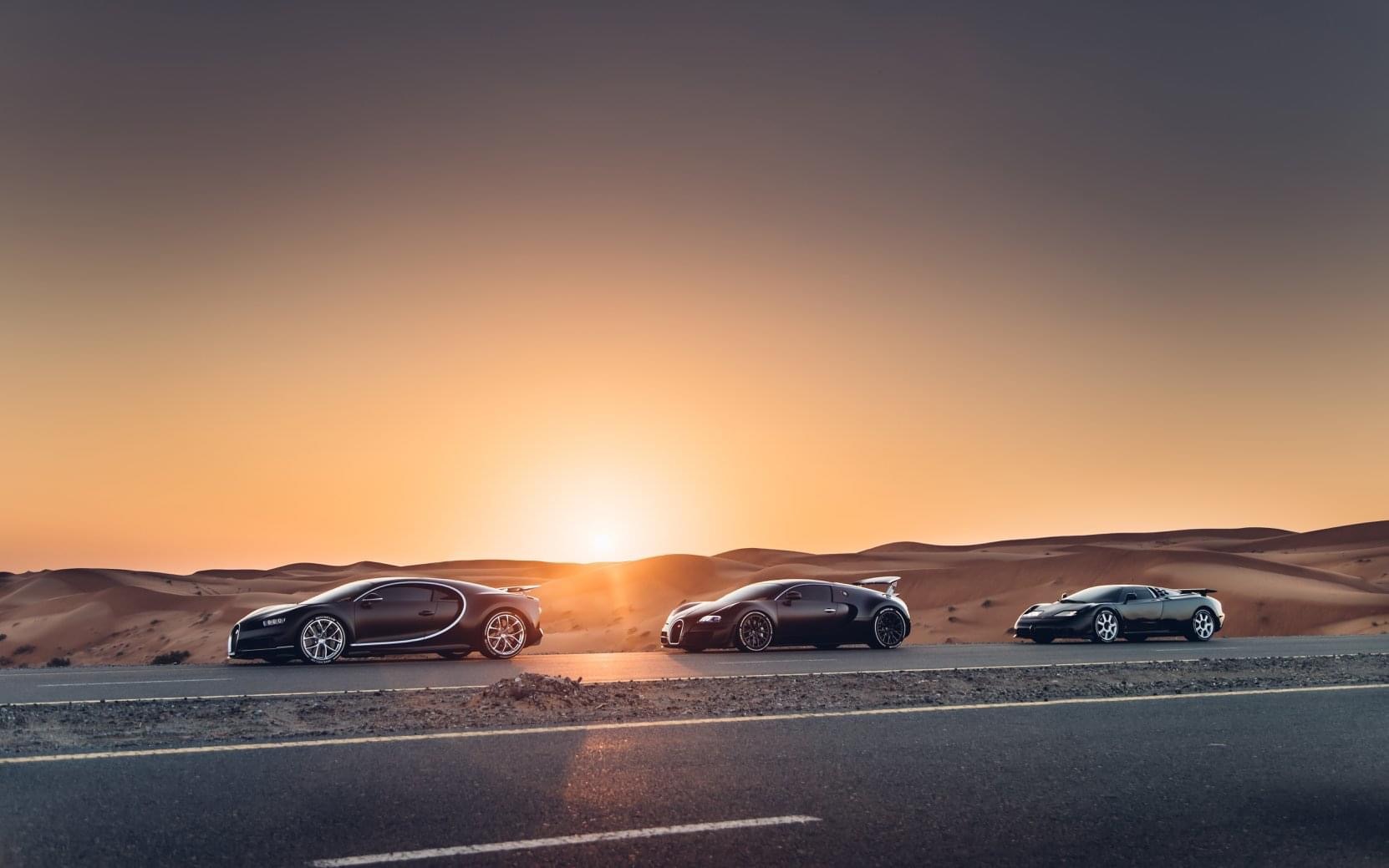 Bugatti EB110 & Veyron & Chiron 高清大片一套