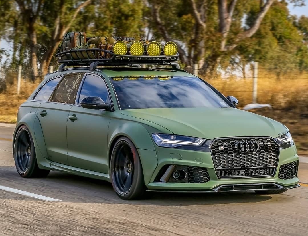 汽车美图抢先看：这样的奥迪RS6女车主…