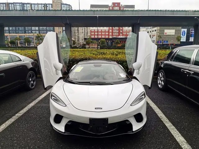 啊啊啊，白色的迈凯伦 真是公子如玉啊