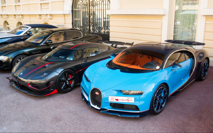 布加迪Bugatti Chiron，被深深的吸引住了~