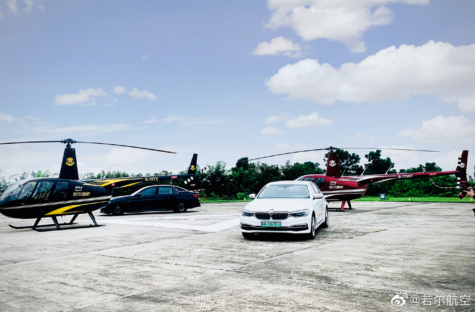 汽车美图抢先看：若航老山直升机场and 宝马