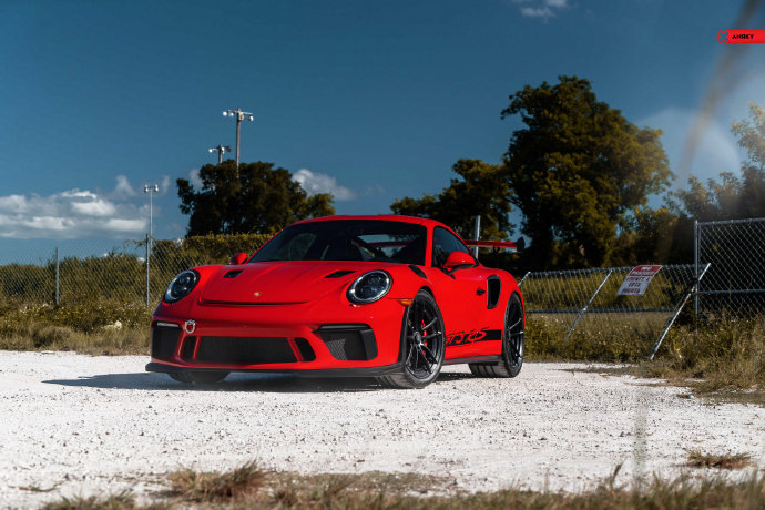 Porsche 911 GT3 RS 正红色，太漂亮了！！！