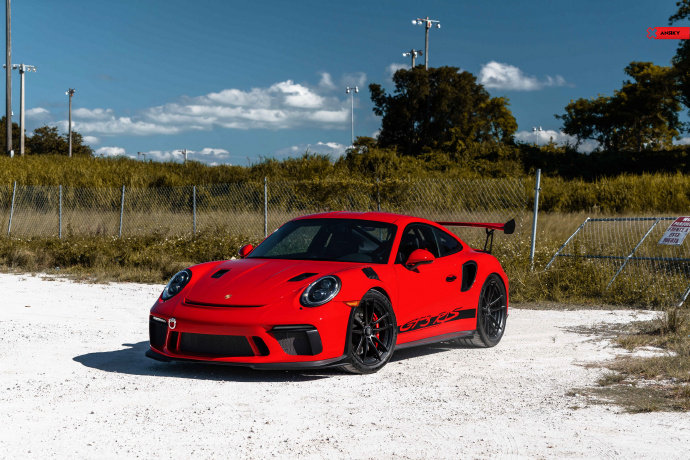 Porsche 911 GT3 RS 正红色，太漂亮了！！！