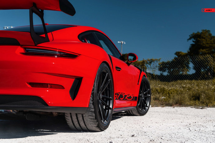 Porsche 911 GT3 RS 正红色，太漂亮了！！！