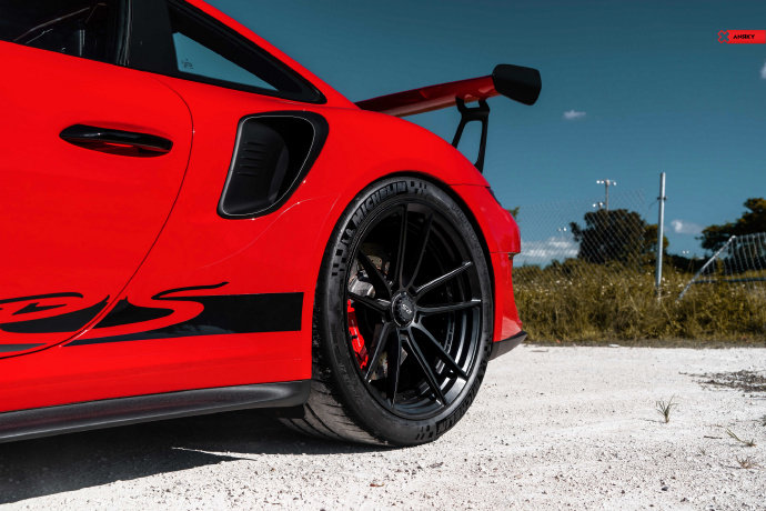 Porsche 911 GT3 RS 正红色，太漂亮了！！！