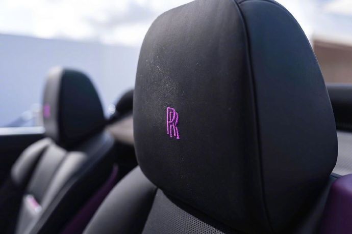 超有个性的紫色劳斯莱斯，你们有见到过吗！