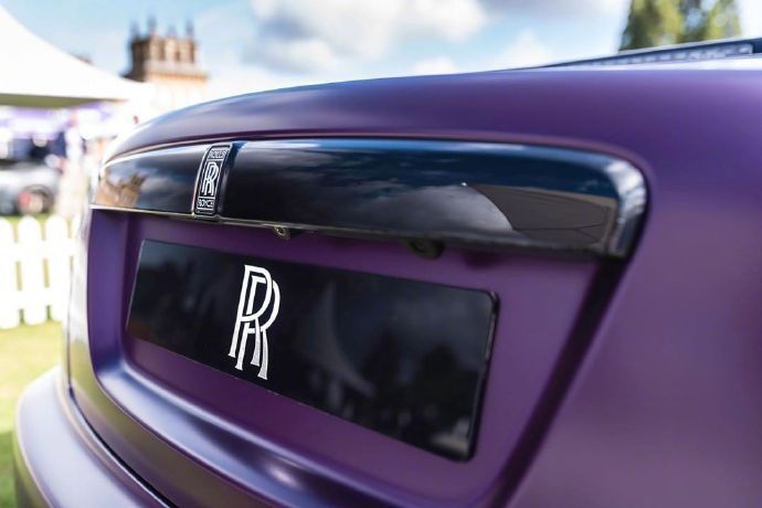 超有个性的紫色劳斯莱斯，你们有见到过吗！